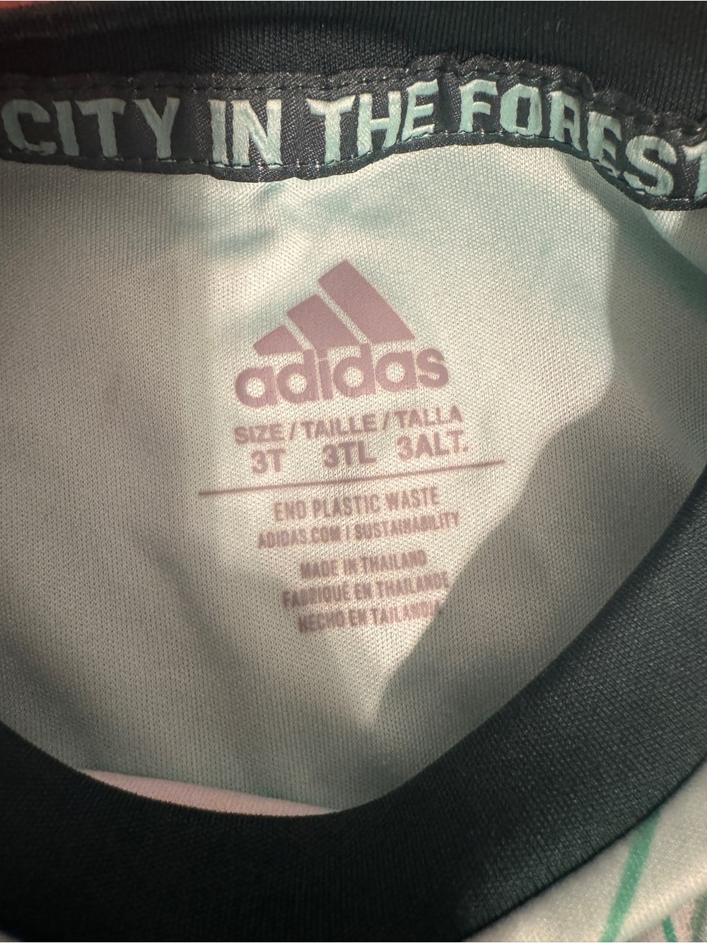 Atlanta United Kids Soccer Jersey - Light Teal - Picture 3 of 4